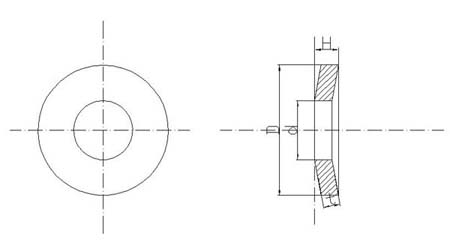 heavy duty bolting washers to din 6796